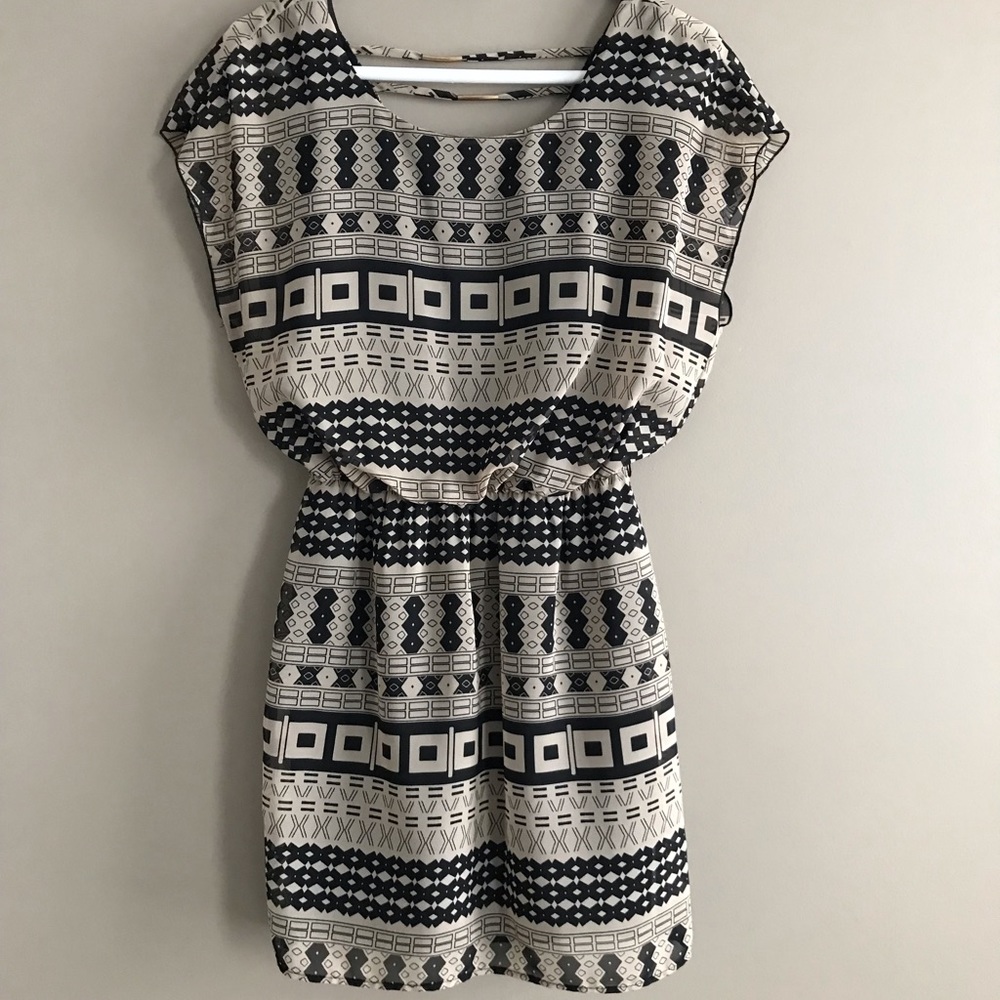 Aztec Print Dress